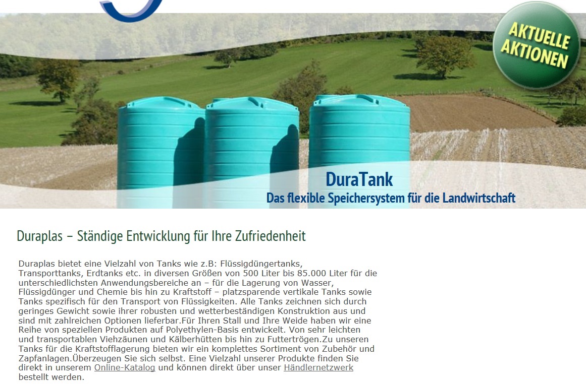 Duraplas Titelseite